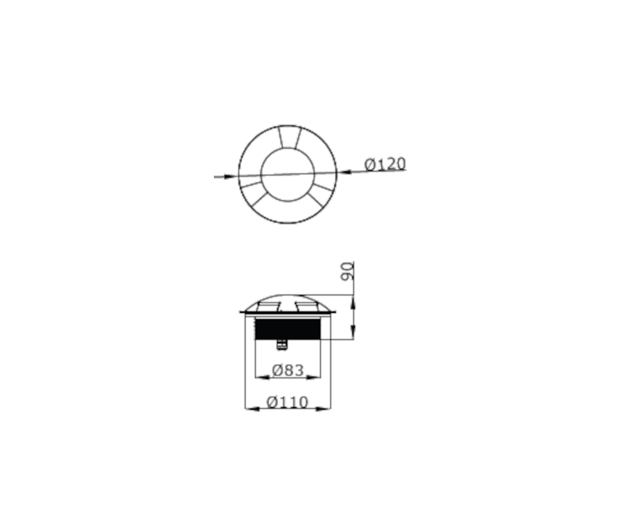 3-WAY LED DRIVE OVER - disegno
