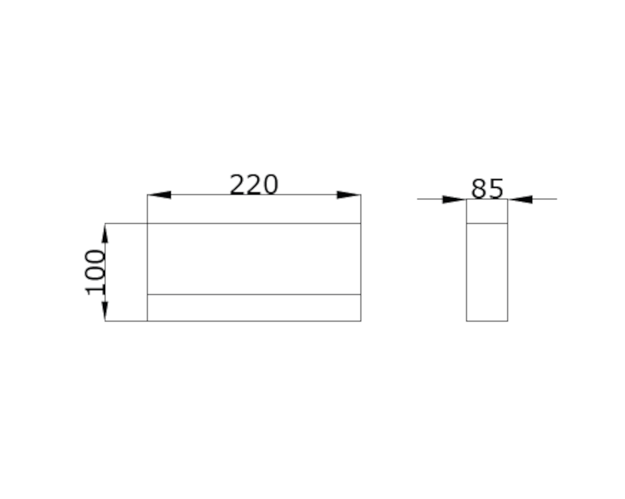 Ail LED Single over - disegno1