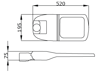Strada-LED 81W - disegno